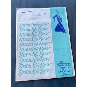 Stretch & Sew No 2035 1974 Vintage Caftan Sewing Pattern Uncut